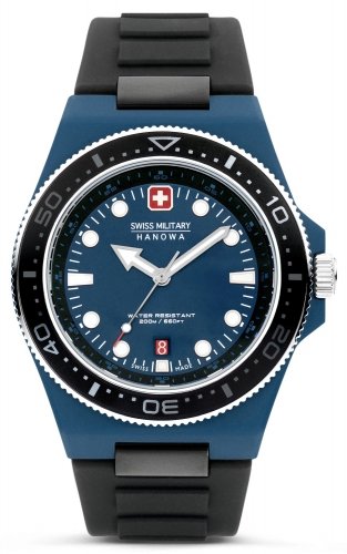 Zestaw męski SWISS MILITARY SMWGN0001184 granatowy sportowy do nurkowania