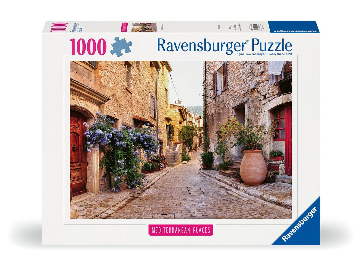 Puzzle 2D, Śródziemnomorska Francja, 1000 elementów
