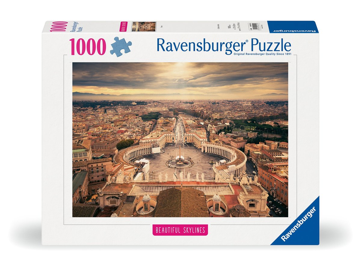 Puzzle 2D, Rzym, 1000 elementów