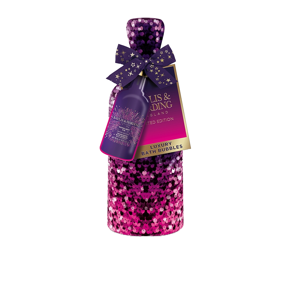 Baylis & Harding Moonlight Fig Sparkly Sequin Bath Bubbles Gift
