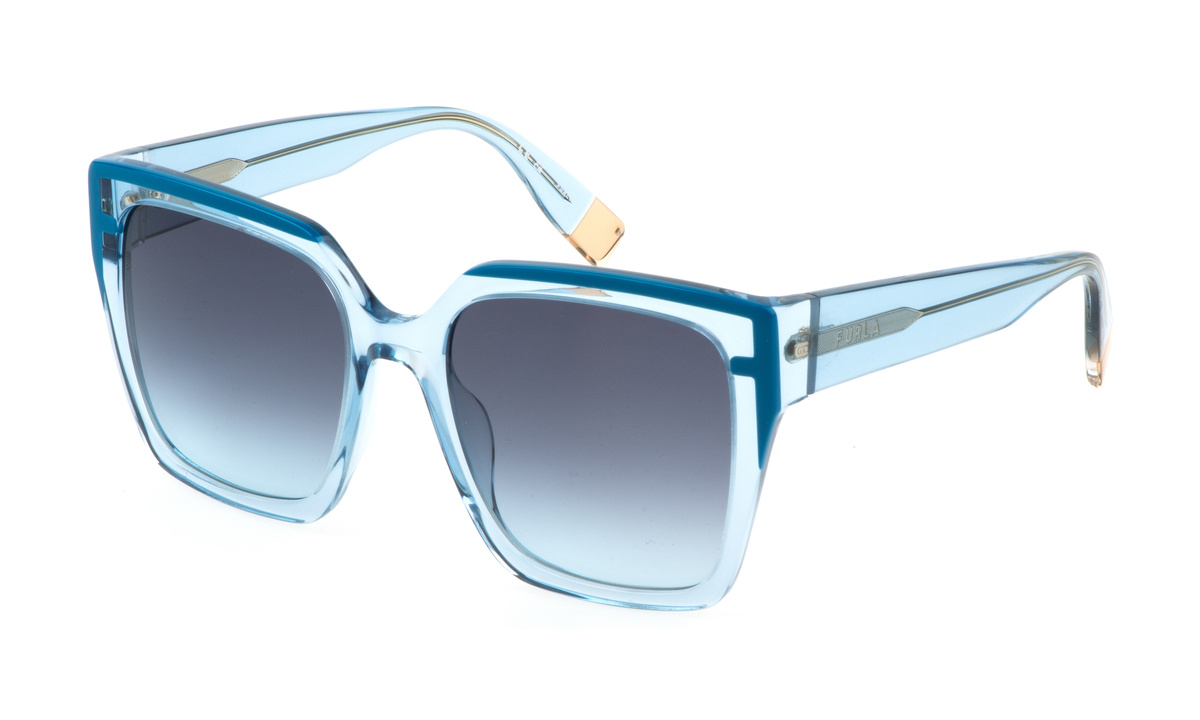 Okulary FURLA SFU695-5506N1. Okulary przeciwsłoneczne, Kolor niebieski. Kobieta.
