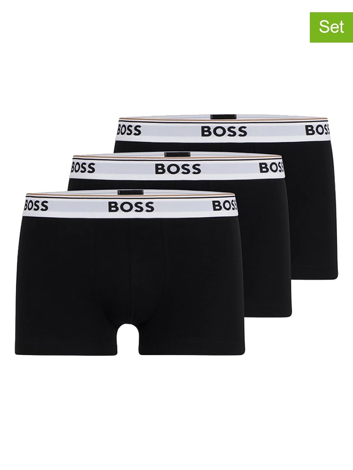 Hugo Boss Underwear Bokserki (3 pary) w kolorze czarnym