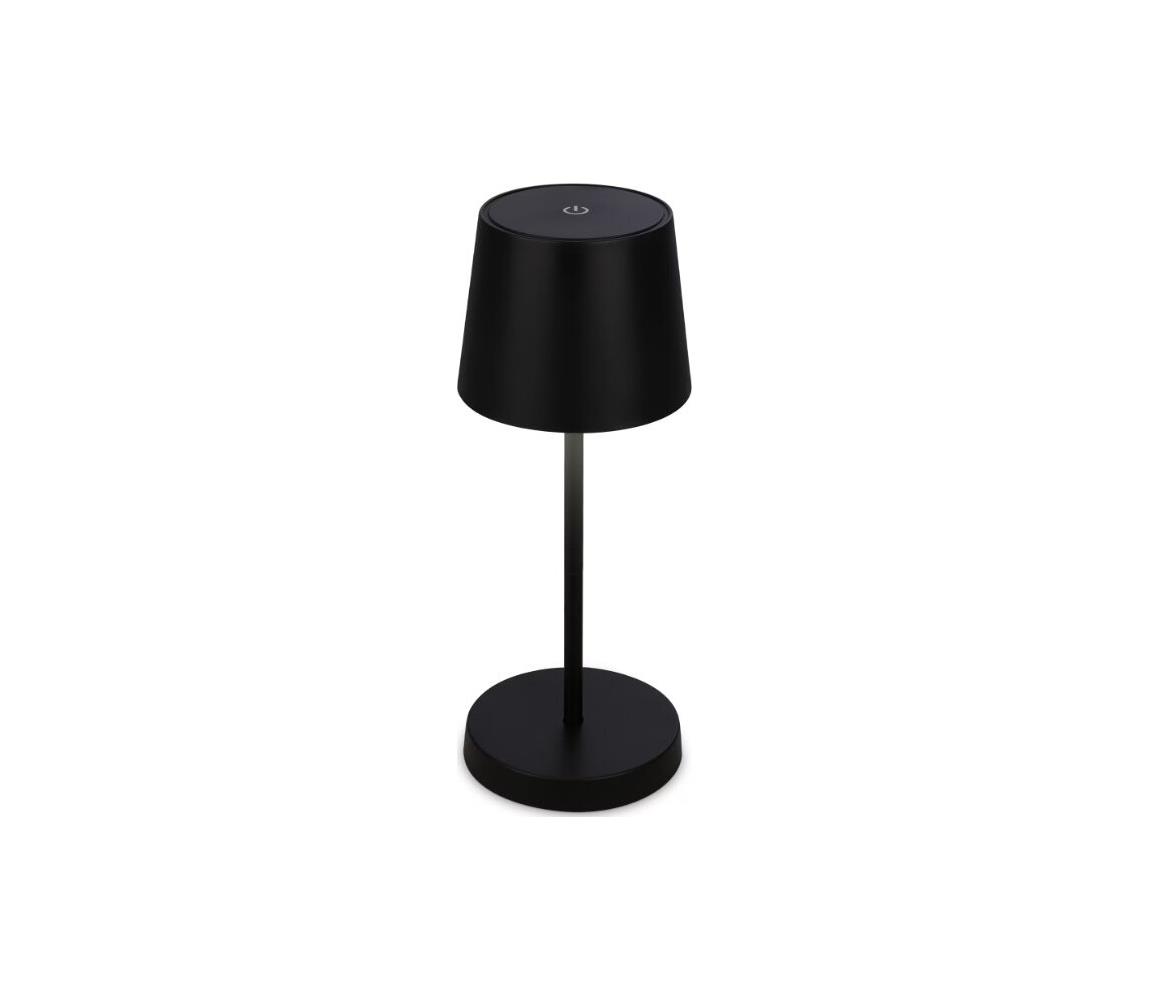 Briloner 7423015 - LED Lampa stołowa ściemnialna LED/2,6W/5V IP44 czarny