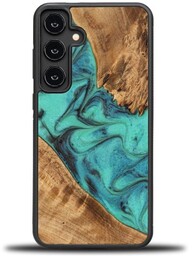 Bewood Drewniane etui do Galaxy S24 FE, Unique Turquoise