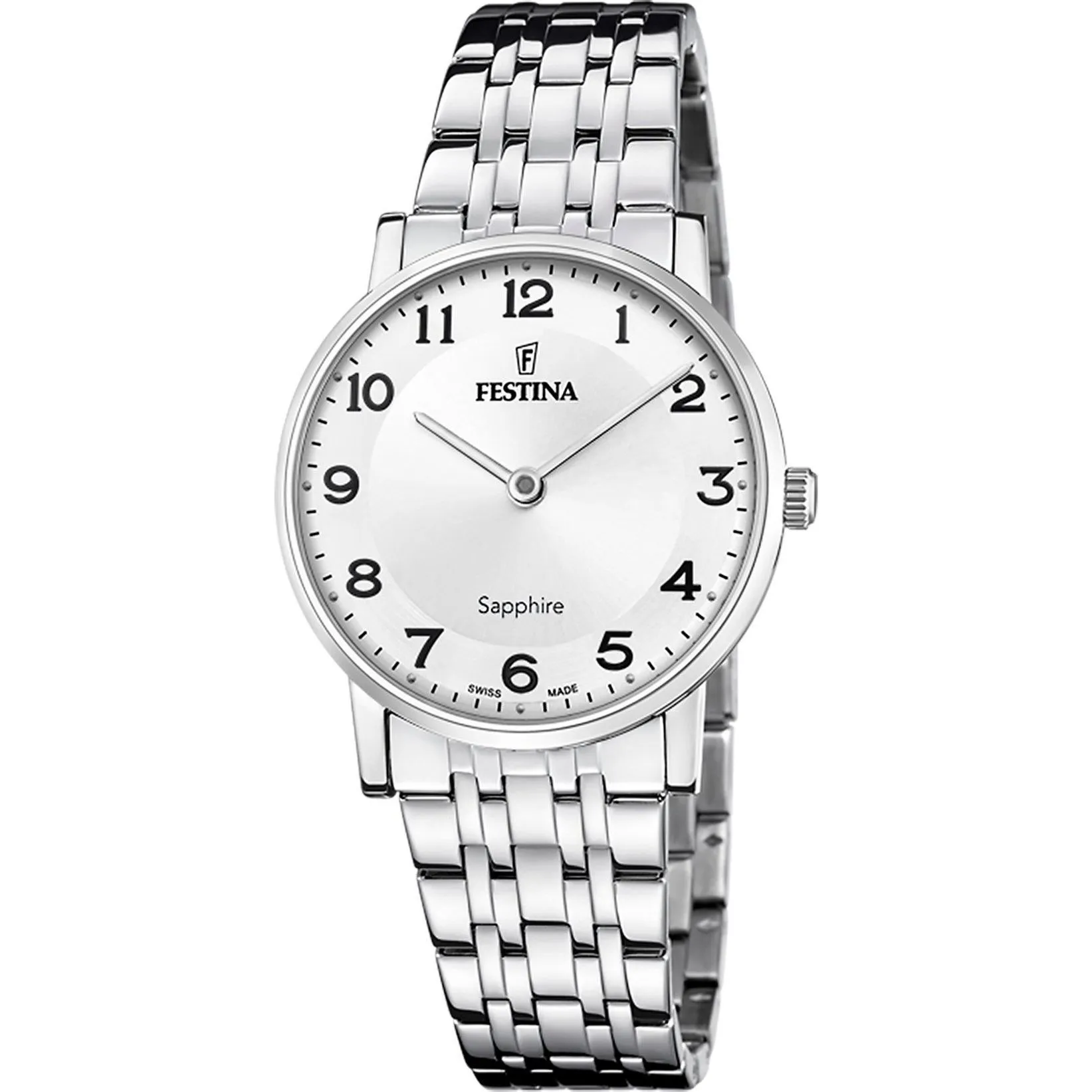 Festina Swiss Made 20047/1 zegarek damski na bransolecie z czytelną tarczą