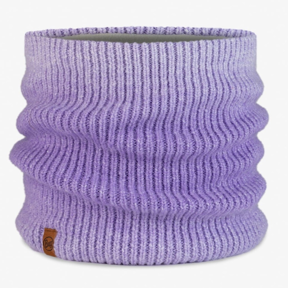 Komin zimowy Buff Knitted & Fleece Neckwarmer Marin Lavender