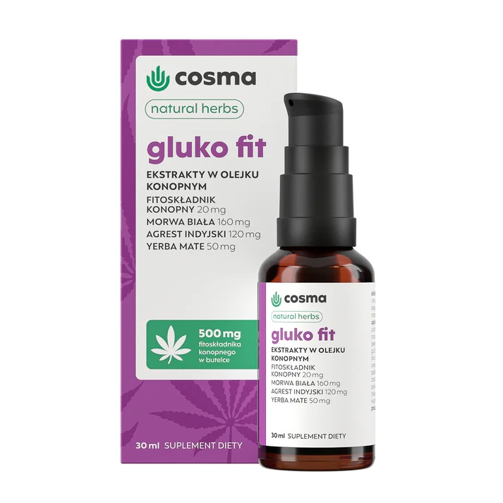 Cosma Cannabis Gluko Fit Natural Herbs Olejek