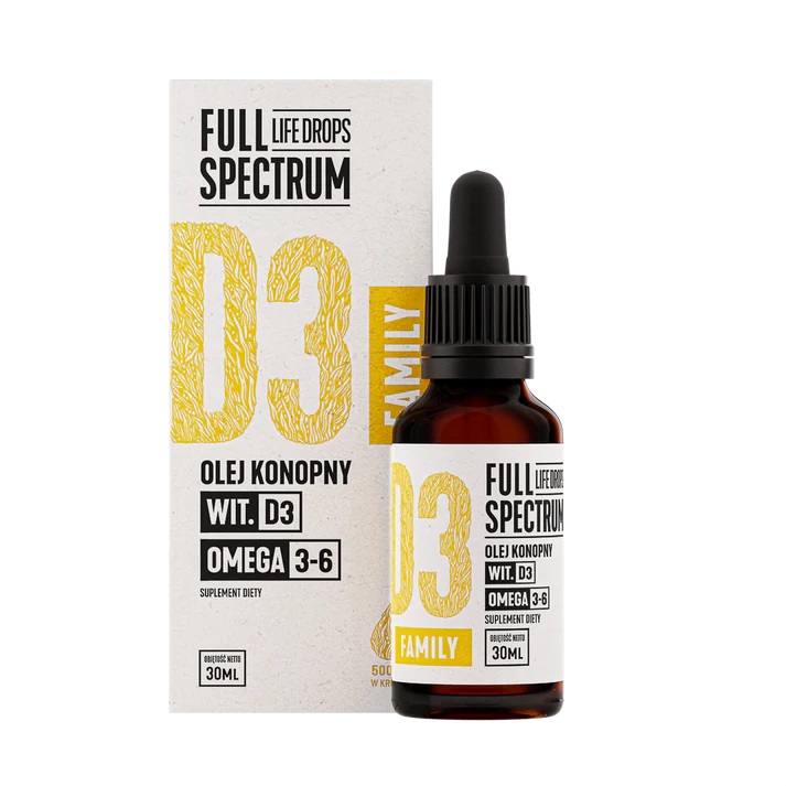 Full Spectrum Witamina D3 Family Płyn 30 ml