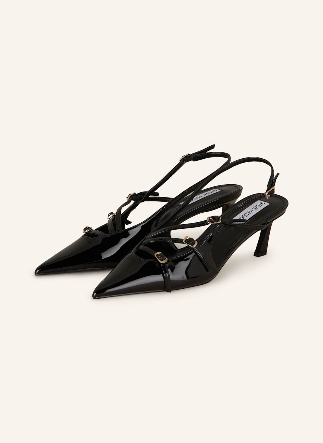 Steve Madden Czółenka Z Odkrytą Piętą Liana schwarz
