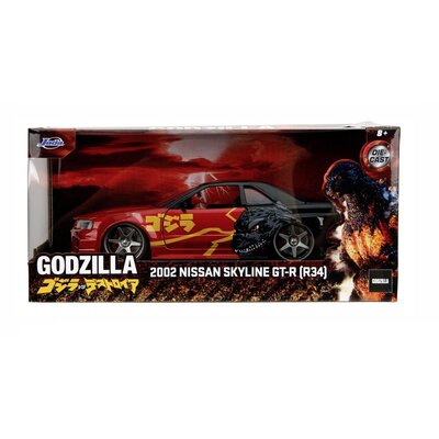 Samochód JADA TOYS Godzilla 2002 Nissan Skyline GT-R 253253024 | Bezpłatny transport