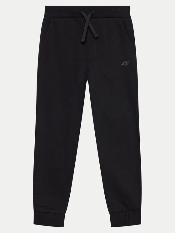 4F Spodnie dresowe 4FJWMM00TTROM0811 Czarny Regular Fit