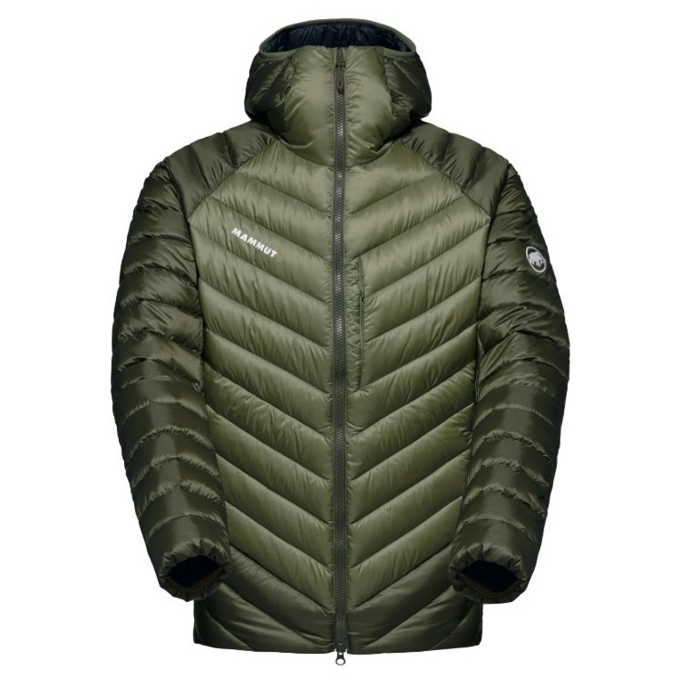 Męska kurtka puchowa Mammut Broad Peak IN Hooded Jacket Men Rozmiar: M / Kolor: ciemnozielony