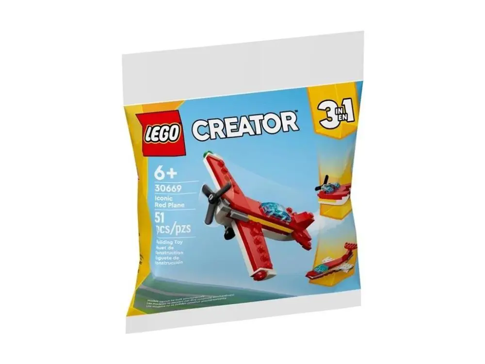 LEGOR CREATOR 30669 Kultowy czerwony samolot