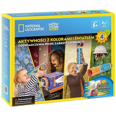 National Geographic Aktywności z kolorem, światłem