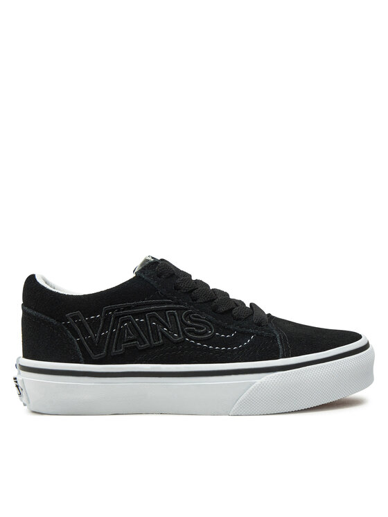 Vans Tenisówki Old Skool Embroidered Logo VN000CYVBLK1 Czarny