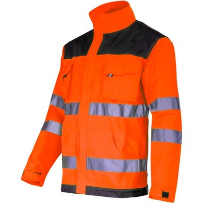 LAHTI PRO Bluza ostrzeg. czarno-pomarańczowa, 