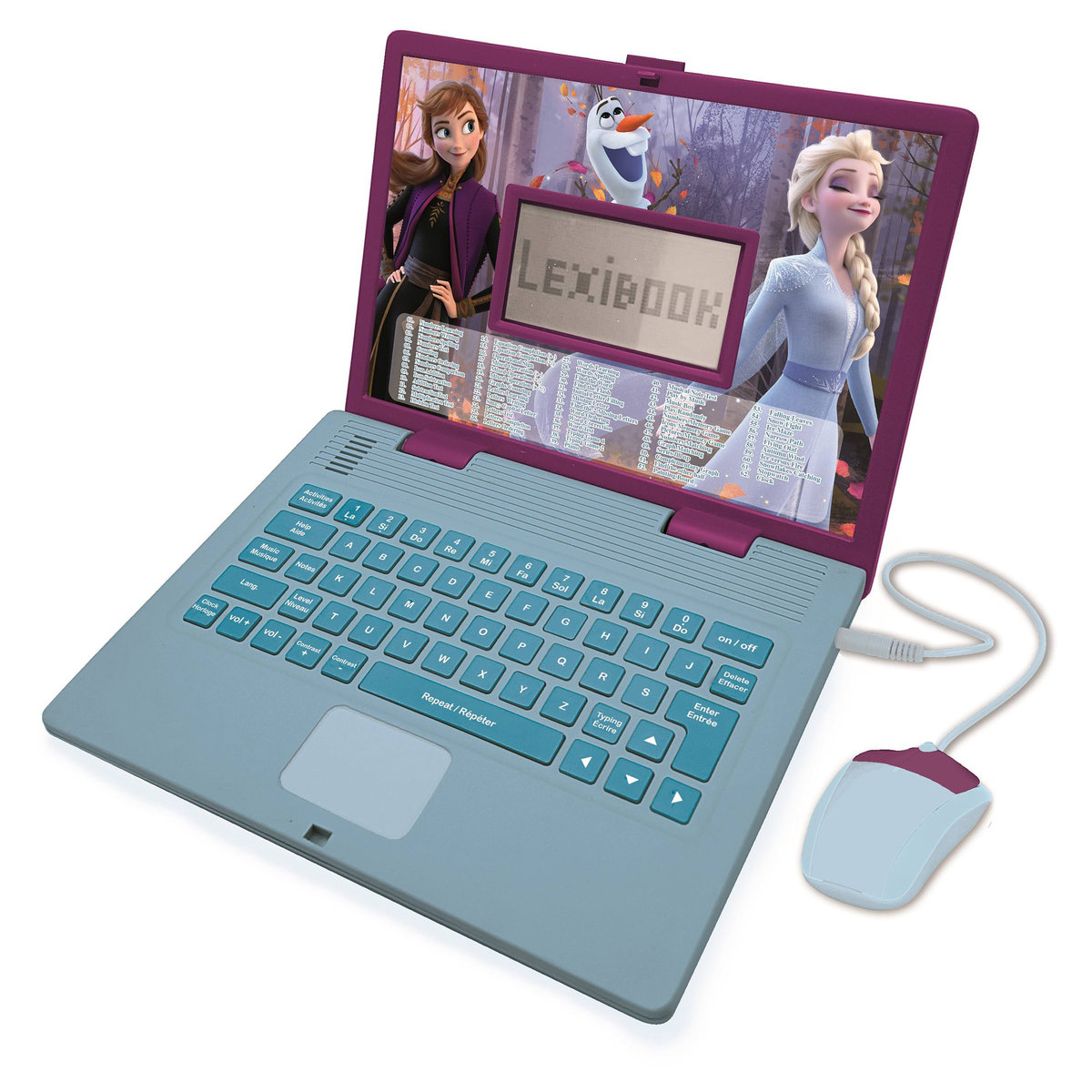 Lexibook Notebook edukacyjny francusko-angielski Kraina lodu