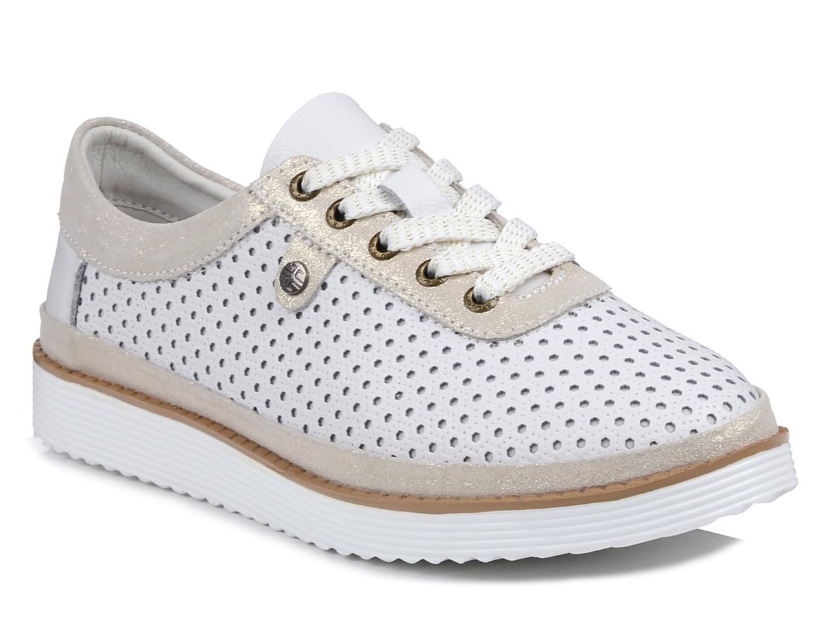 Półbuty damskie skórzane S.Barski 29558-37