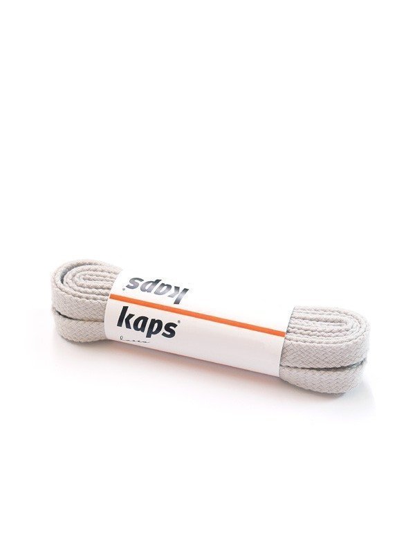 Białe, płaskie sznurówki do butów, 180 cm, Kaps
