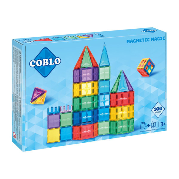 COBLO, magnetyczne klocki konstrukcyjne Basic 100