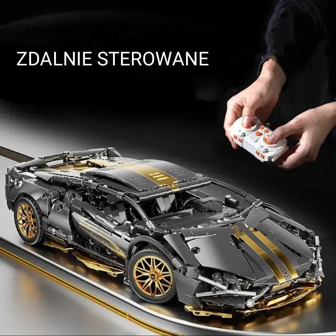 Klocki Technics Zdalnie sterowane Lamborgini - 1280 szt - długość 36 cm