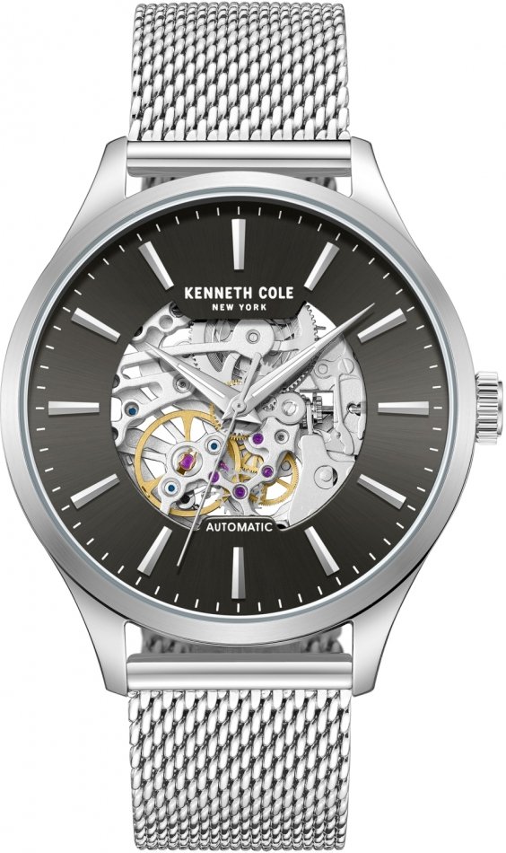 Zegarek męski KENNETH COLE KCWGY0064102 stalowy klasyczny skeleton