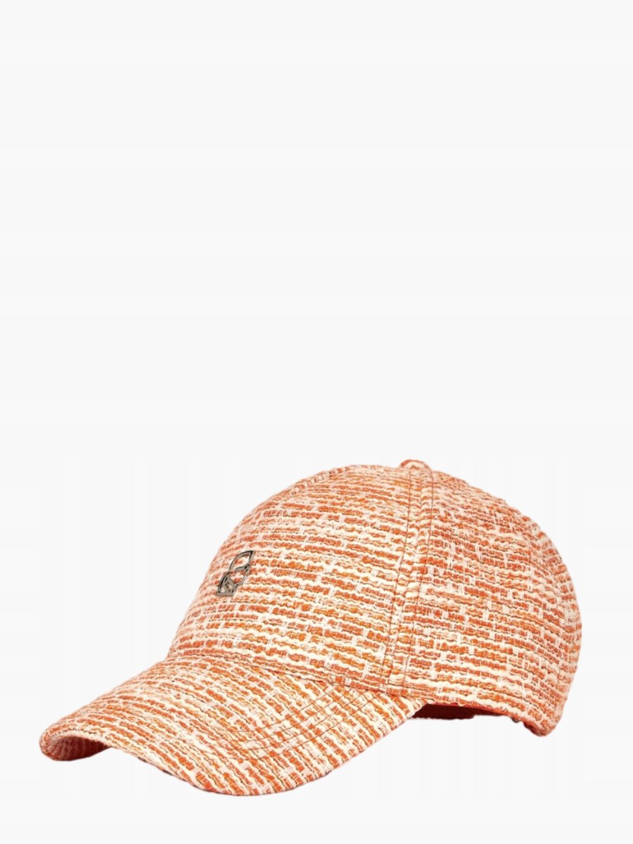 Karl Lagerfeld czapka z daszkiem Boucle Cup damska orange