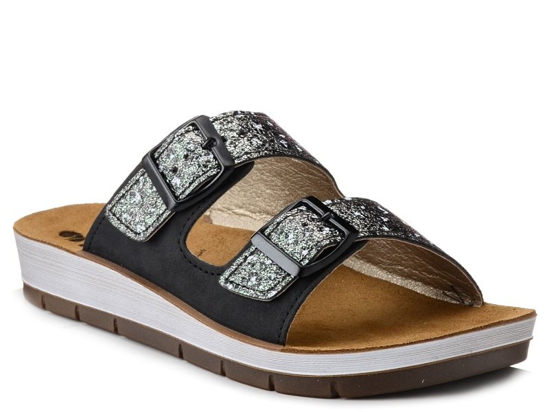 Klapki damskie skórzana wkładka Inblu CP-10 -37