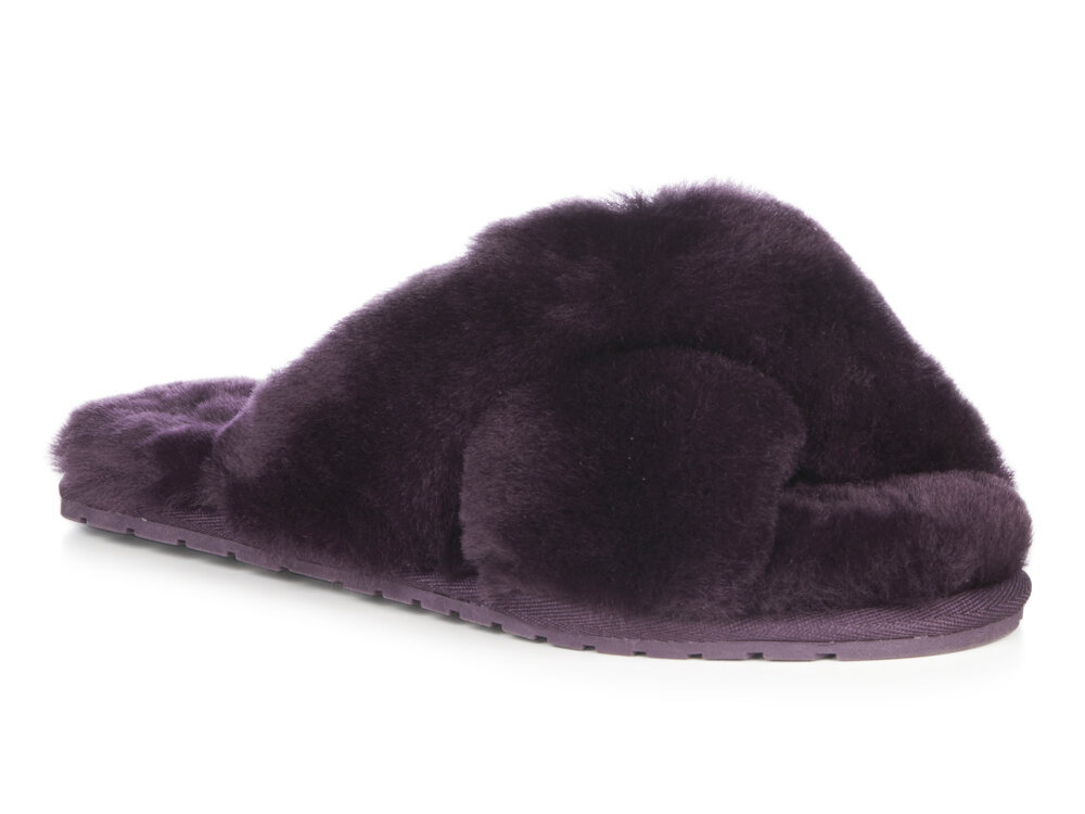 Kapcie damskie Emu Australia z futerkiem domowe wełniane Mayberry W11573-37