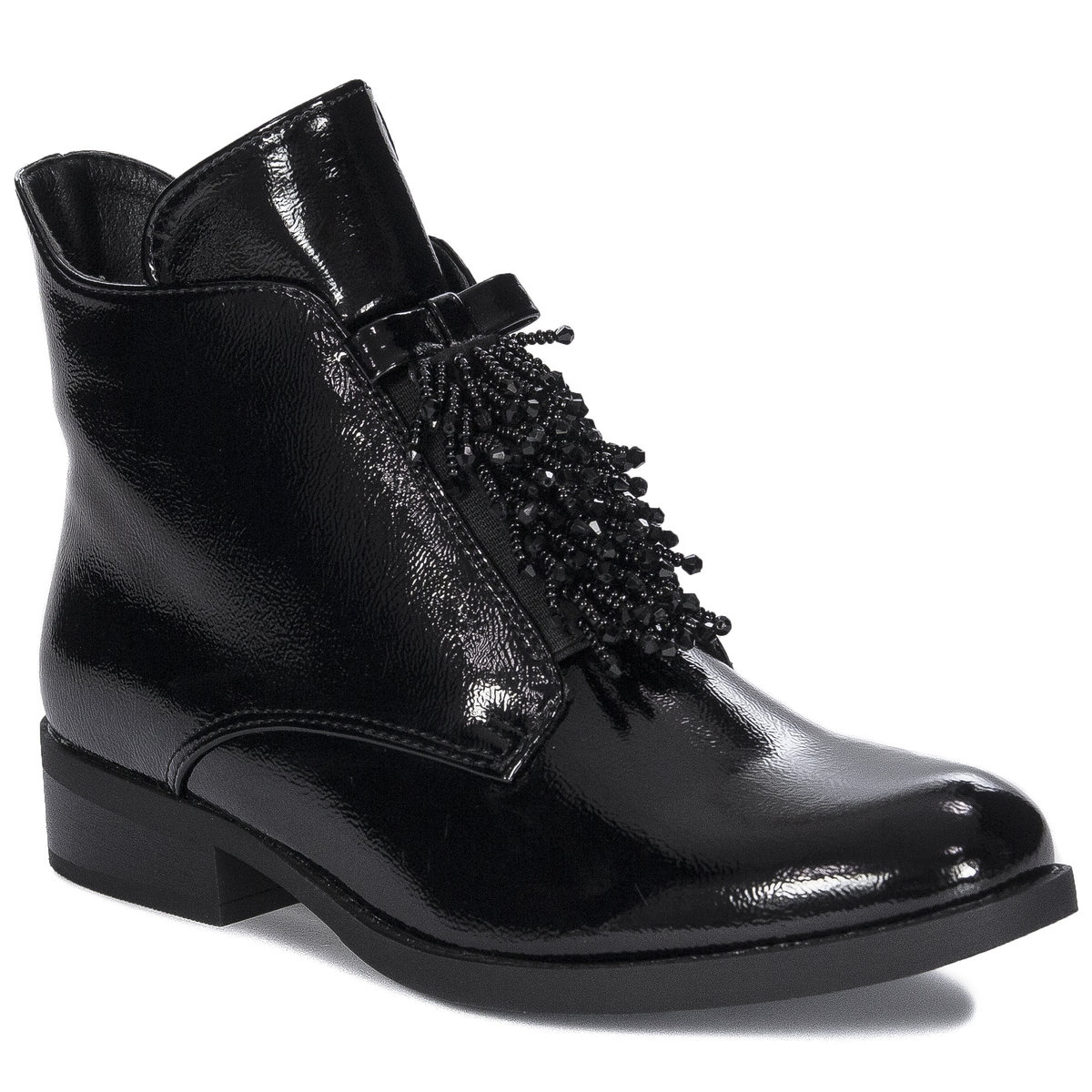 D&A Botki Damskie Czarne-38