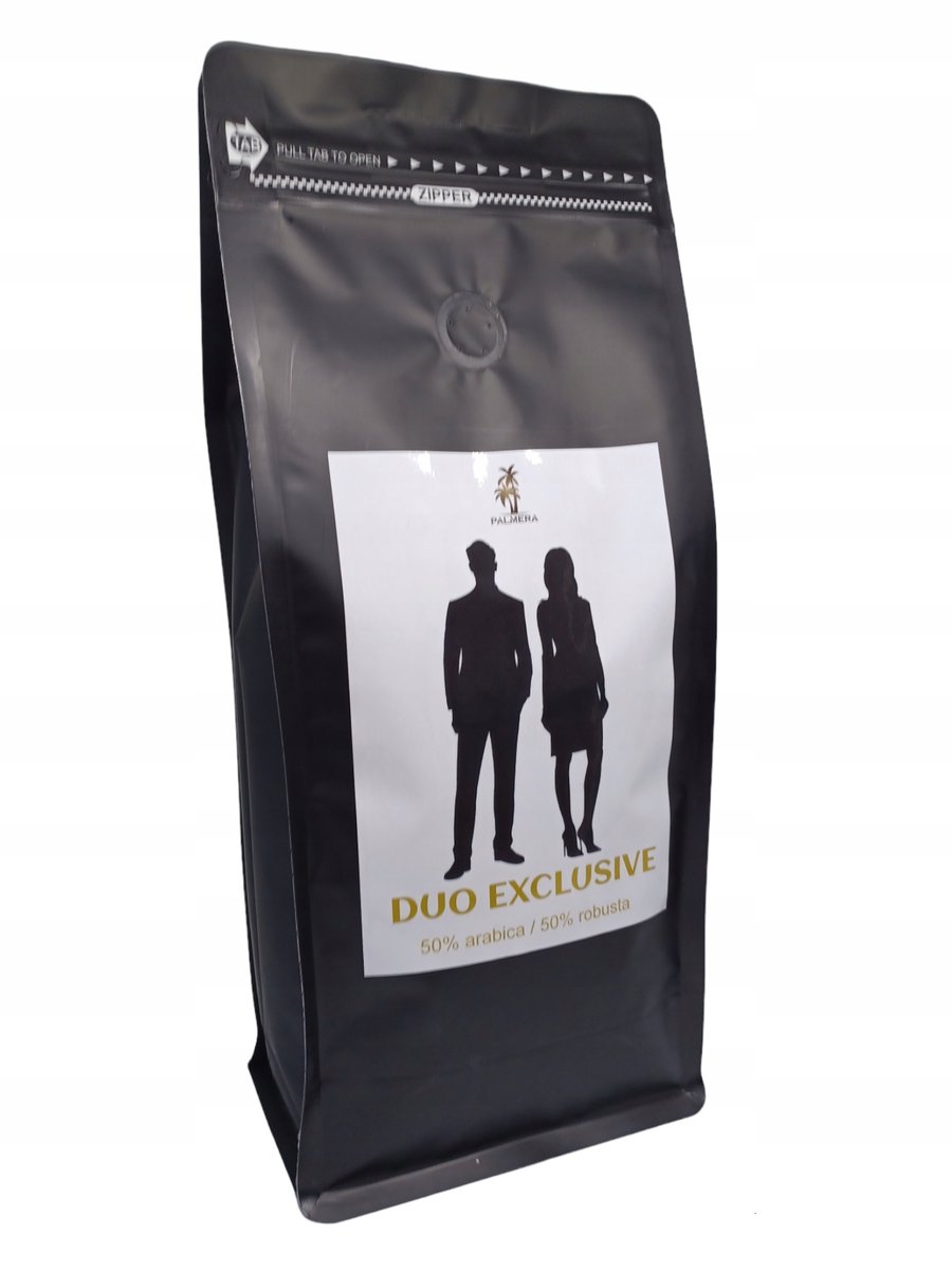 Kawa ziarnista świeżo palona do ekspresu 1kg Mięszanka kaw Arabica Robusta