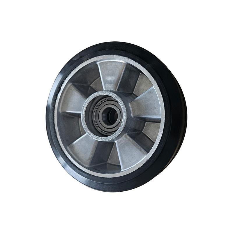 Koło aluminiowo-gumowe fi 175 mm - 350kg - otwór 17 mm