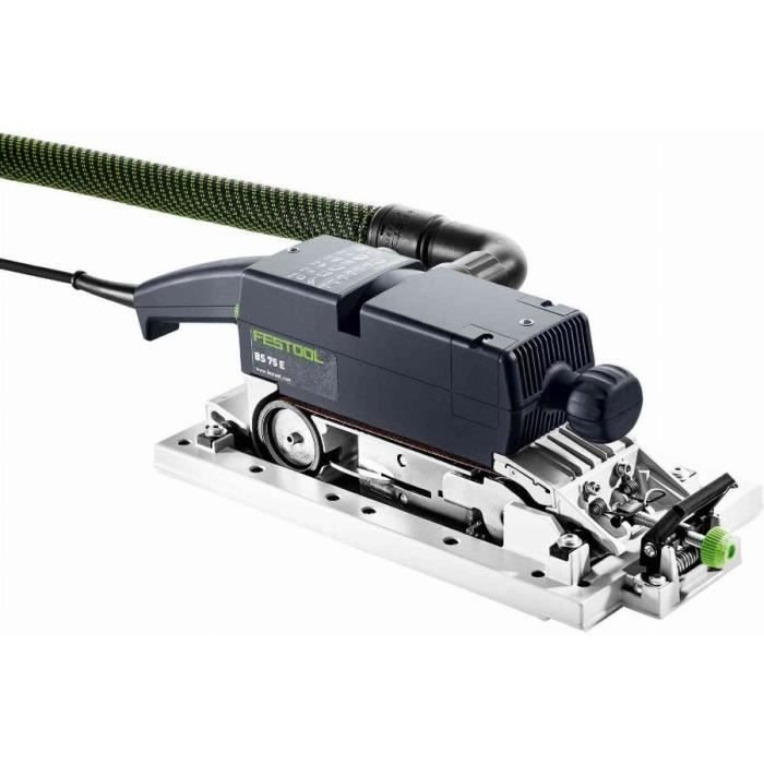 Festool Szlifierka taśmowa -  BS 75 E-Set - 1010 W - 533 x 75 mm - 135 x 75 mm