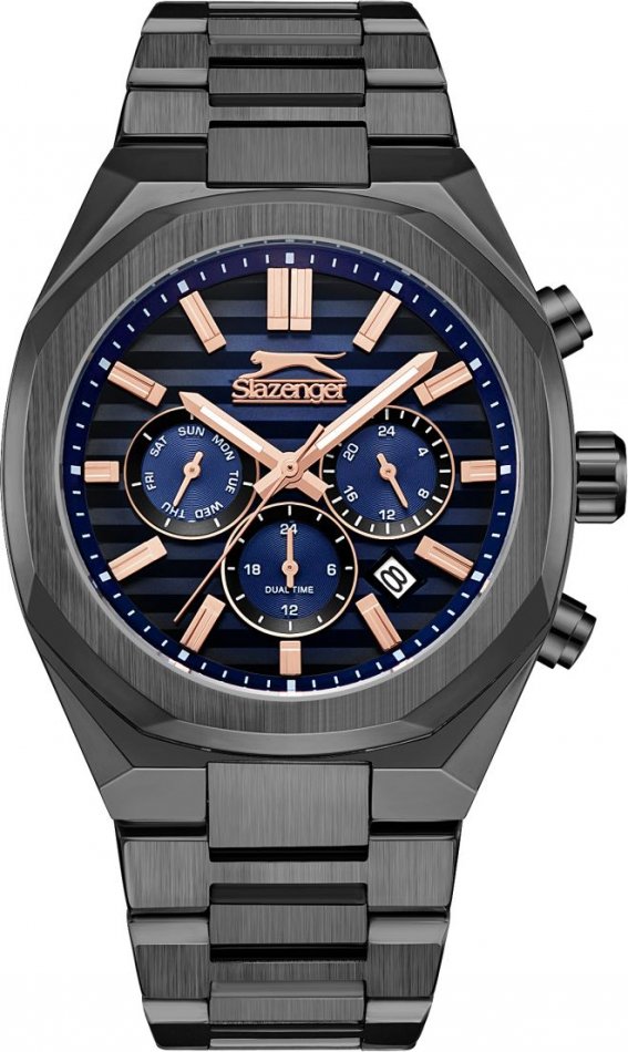 Zegarek męski SLAZENGER SL.09.2345.2.04 granatowy fashion na prezent