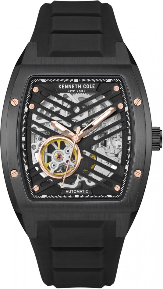 Zegarek męski KENNETH COLE KCWGZ0046103 czarny sportowy skeleton