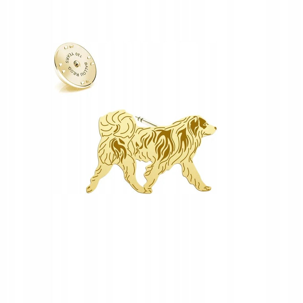 Wpinka Złota Bośniacko-Chorwacki Pies Pasterski 825 Prezent DEDYKACJA