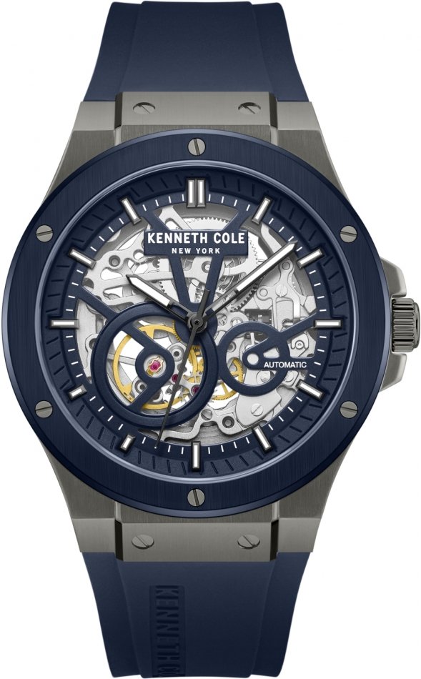 Zegarek męski KENNETH COLE KCWGZ0063903 granatowy sportowy skeleton
