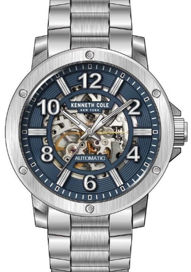 Zegarek męski KENNETH COLE KCWGY0064002 granatowy sportowy skeleton