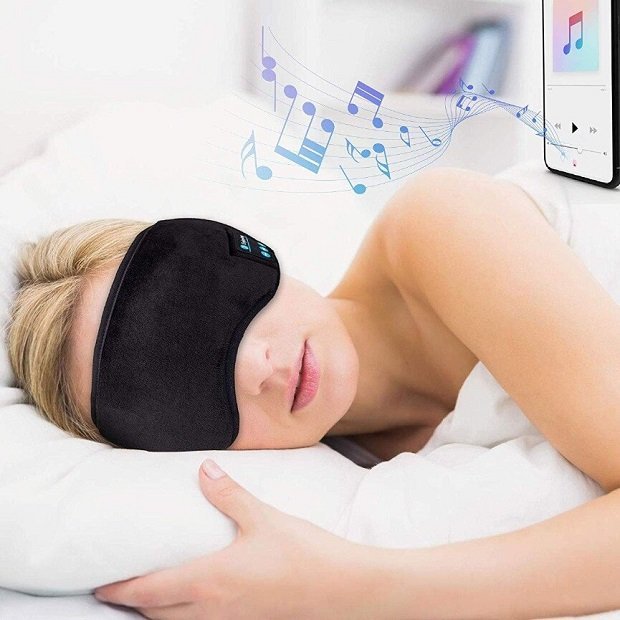 MUZYCZNA MASKA DO SPANIA RELAX