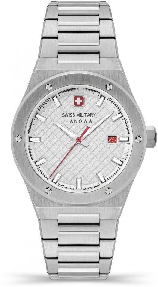 Zegarek męski SWISS MILITARY SMWGH2101603 stalowy klasyczny do pływania