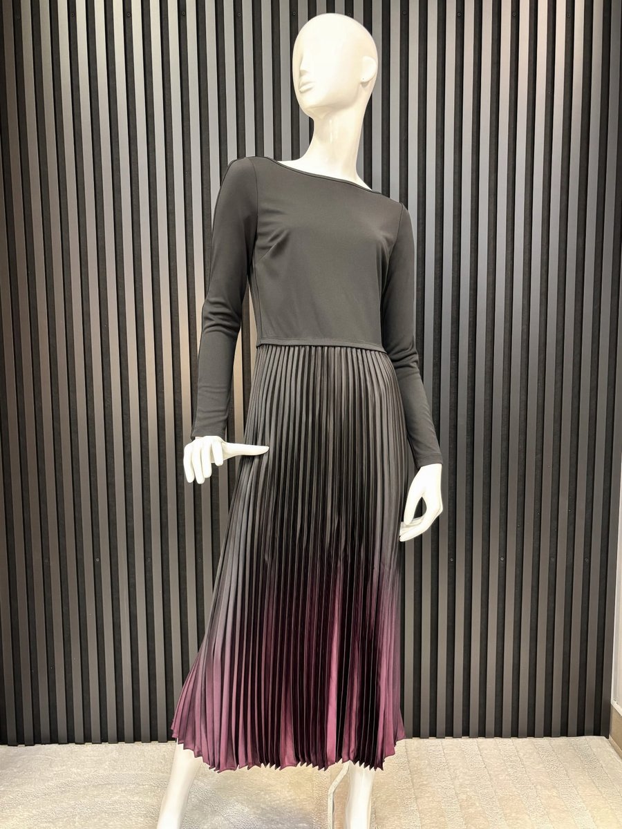 Karl Lagerfeld sukienka maxi plisowana [rozmiar XS]