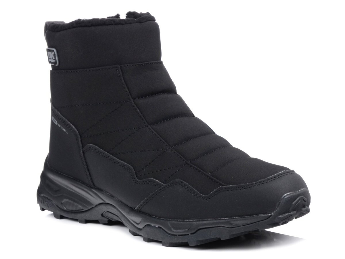 Buty zimowe męskie śniegowce ocieplane za kostkę impregnowane DK 24250-46