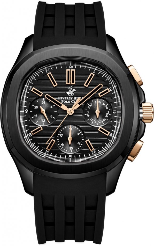 Zegarek męski BEVERLY HILLS BP3211X.651 czarny fashion na prezent