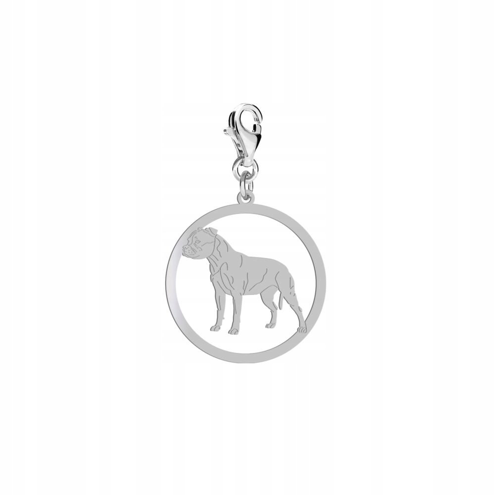 Charms Srebrny z Staffordshire Bull Terrier SREBRO 925 Kobieta DEDYKACJA