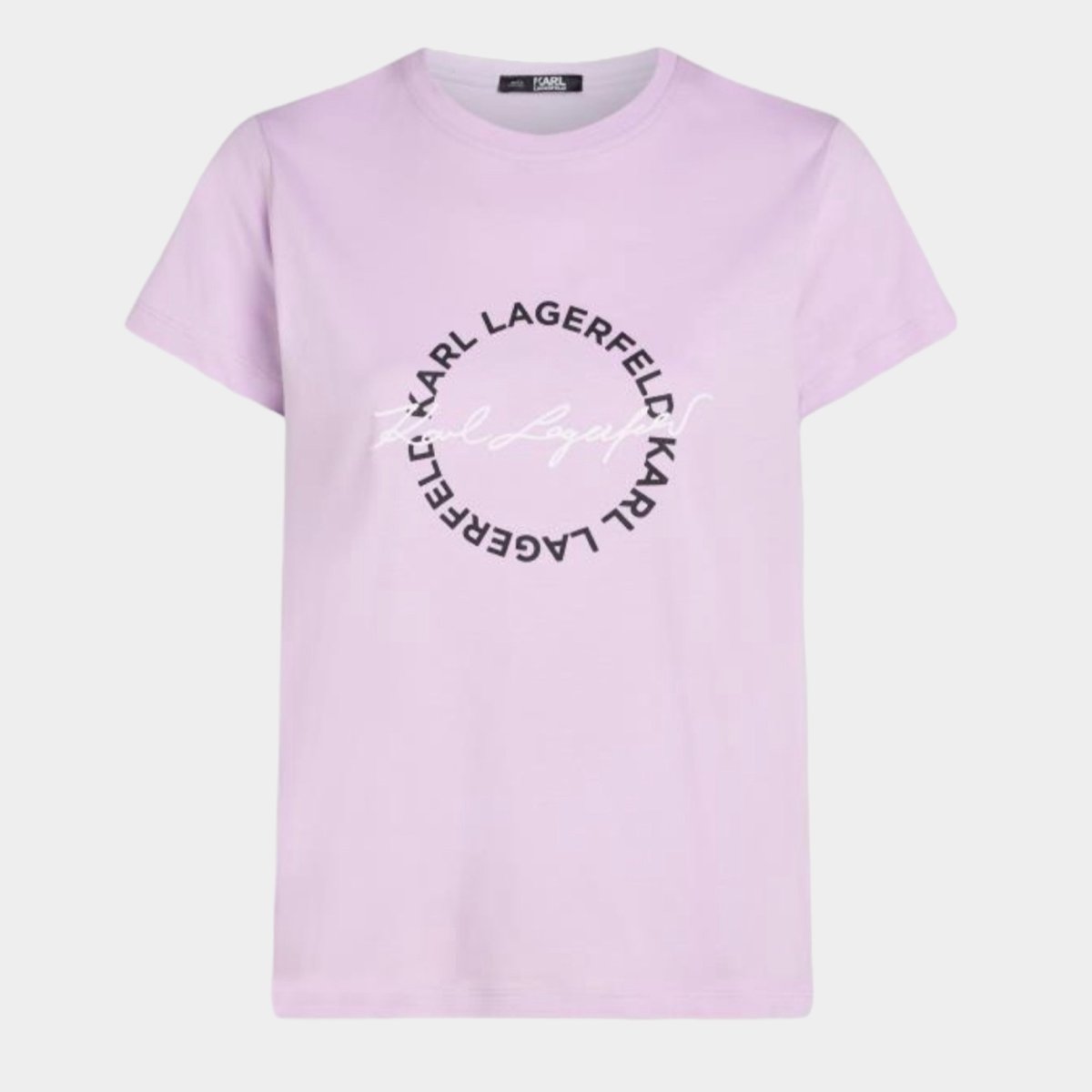 KARL Lagerfeld T-Shirt damski Pastel Lilac [rozmiar S]