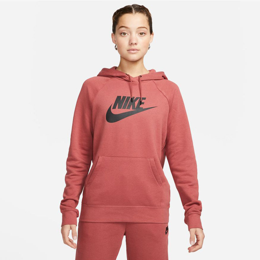 Bluza Nike Sportswear Essential Hoddie PO HBR DX2319 691 czerwony XL