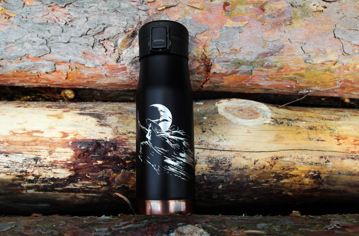 VICARLO KUBEK TERMICZNY TERMOS HALLOWEEN GRAWER CZAROWNICA NA PREZENT