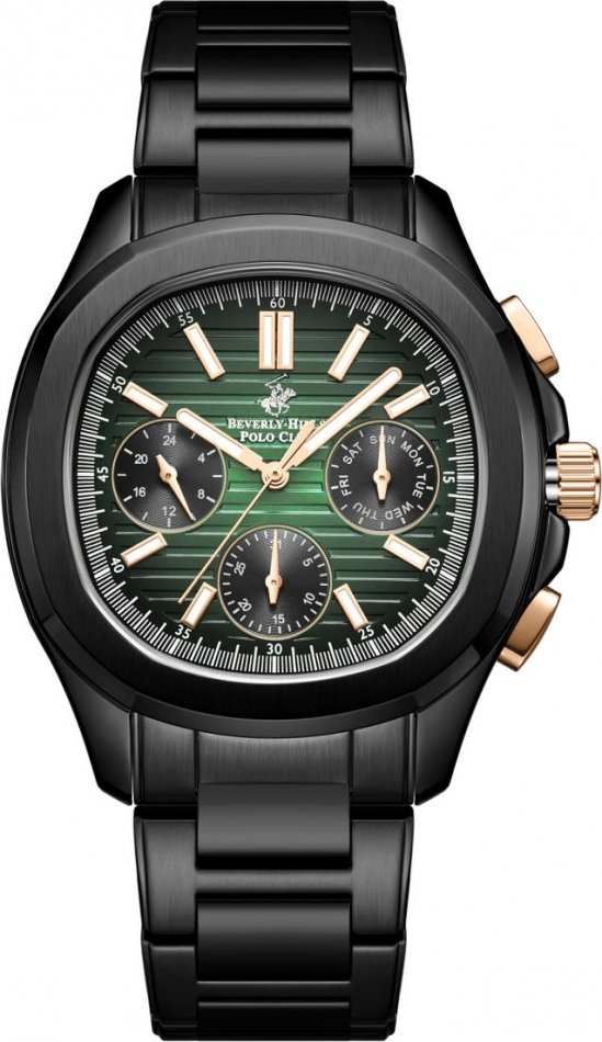 Zegarek męski BEVERLY HILLS BP3212X.671 zielony fashion na prezent