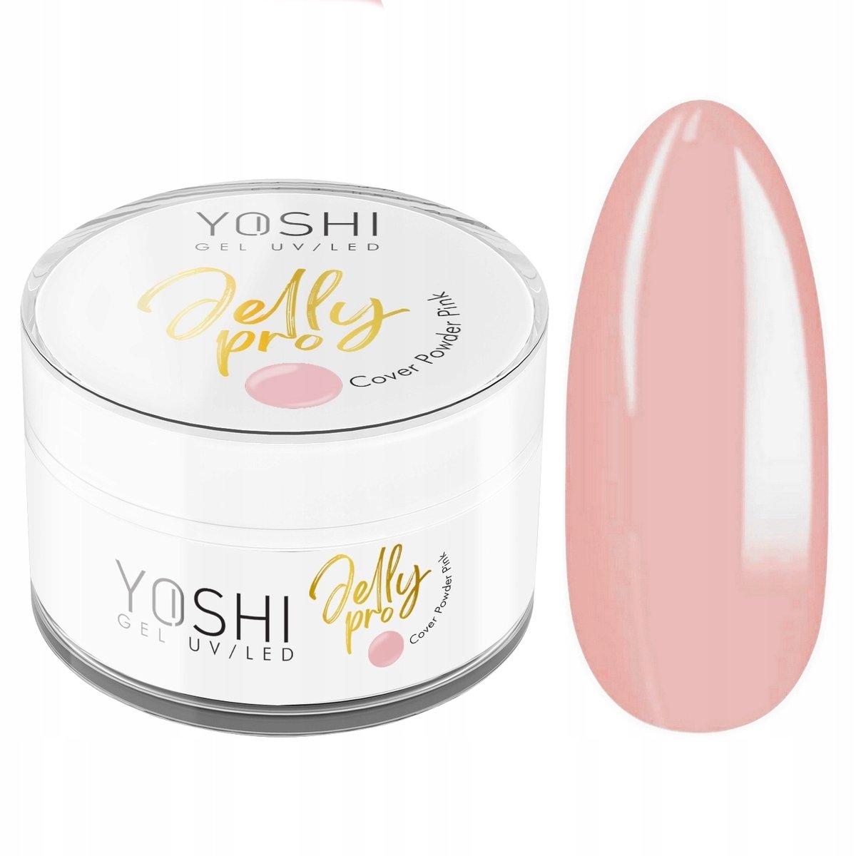 YOSHI Żel Budujący Jelly PRO Gel galaretka Cover Powder Pink 15 ml