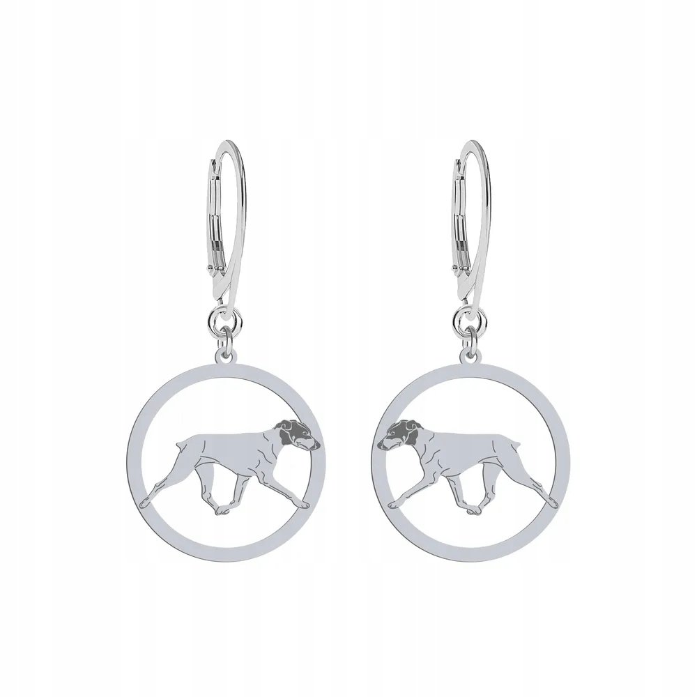 Kolczyki Srebrne z Terier Japoński 925 Prezent Kobieta Biżuteria GRAWER